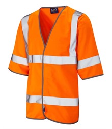 LEO WORKWEAR GORWELL ISO 20471 Cl 3 Half Sleeve Waistcoat